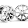 HPI WORK EMOTION XC8 WHEEL 26mm CHROME (3mm OFFSET) – 3300