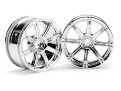HPI WORK EMOTION XC8 WHEEL 26mm CHROME (3mm OFFSET) – 3300