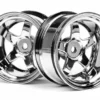 HPI WORK MEISTER S1 WHEEL 26mm CHROME (9mm OFFSET) – 3593