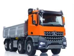 Huina K5701 1/14 Kabolite Metalen Hydraulische Dump Truck 8×8 Metaal 2-Speed Oranje