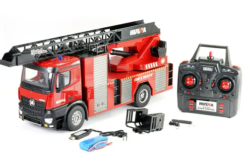 HUINA RC 1/14 Brandweerwagen met lader