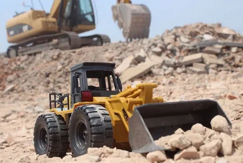 HUINA RC Bulldozer 6-kanaals 2.4G RTR