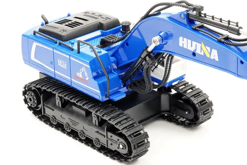 HUINA RC 1/18 Excavator CY1558B 2.4Ghz RTR Blauw (versie 2022)