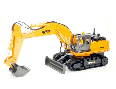 Huina RC 1/16 RC Excavator 11-kanaals with Die Cast Bucket 2.4Ghz