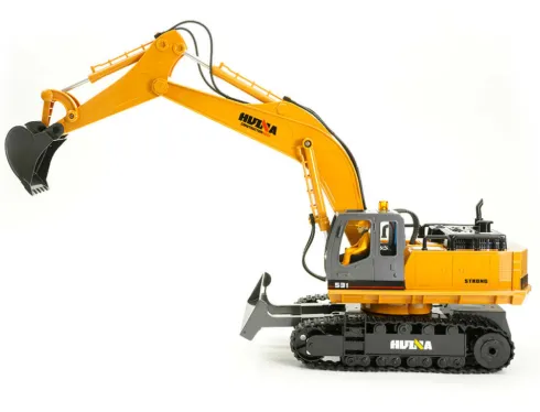 Huina RC 1/16 RC Excavator 11-kanaals with Die Cast Bucket 2.4Ghz