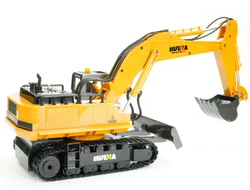 Huina RC 1/16 RC Excavator 11-kanaals with Die Cast Bucket 2.4Ghz