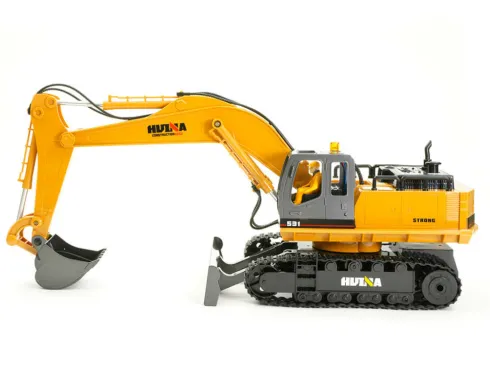 Huina RC 1/16 RC Excavator 11-kanaals with Die Cast Bucket 2.4Ghz