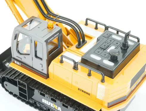 Huina RC 1/16 RC Excavator 11-kanaals with Die Cast Bucket 2.4Ghz