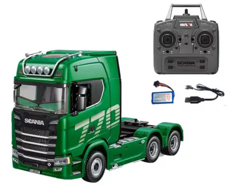 HUINA Scania 770S RC Truck RTR Groen (Demon Eyes compatibel)