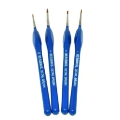 Humbrol Detail Sable Brush Pack Sizes 00, 0, 1, 2