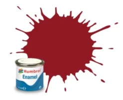 Humbrol Enamel 020 Donkerrood Glanzend 14ml