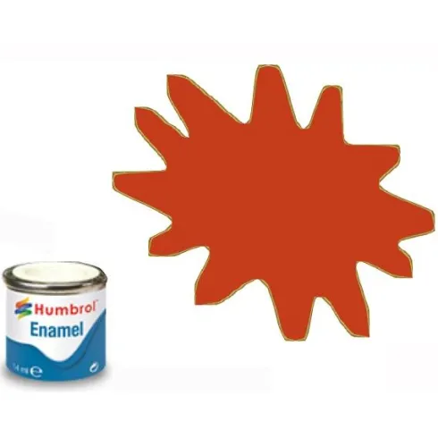 Humbrol Enamel 174 Signaalrood 14ml