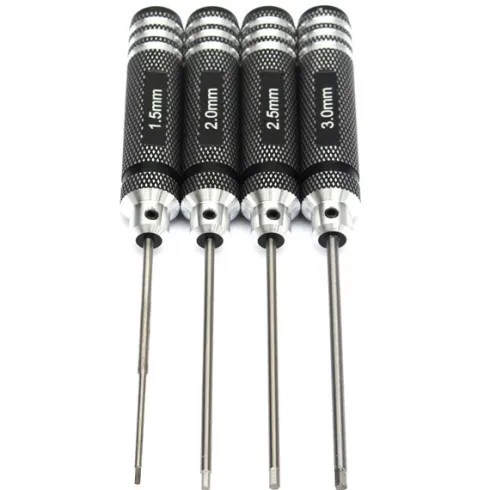 # Inbus schroevendraaier set deluxe 1.5 – 2.0 – 2.5 – 3.0