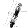 INJORA Aluminium 26mm Oil Shocks – 1/30 Axial SCX30 Titanium