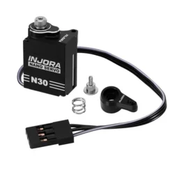 INJORA Aluminium N30 NANO Servo met Servo Saver – 1/30 Axial SCX30