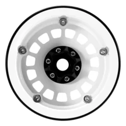 INJORA 2.2″ Beadlock Wielen van Messing & Aluminium – 0mm Offset voor 1/10 RC Crawlers (W2259) – DGW-2259WH