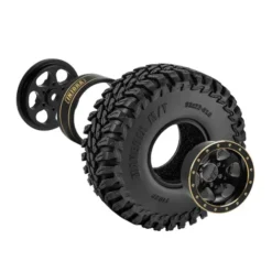 INJORA 1.0″ Brass Velgen Set – Negatieve Offset -4,7 mm, voor 1/18 en 1/24 RC Crawlers