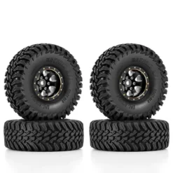 INJORA 1.0″ Brass Velgen Set – Negatieve Offset -4,7 mm, voor 1/18 en 1/24 RC Crawlers