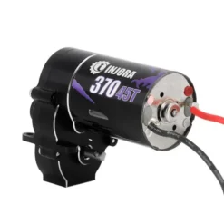 INJORA CNC Aluminium Complete Transmissie met 370 Brushed Motor 45T – Upgrade voor 1/18 RC Crawler TRX4M
