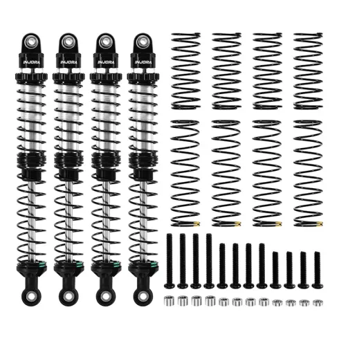 INJORA DRX Dual-Rate Spring Oil Shocks voor 1/10 RC Crawlers 120mm – BZ-05BS-120