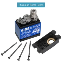 INJORA INJS2065 7KG Digitale Servo – Waterdicht, Hoogspanning, Micro Shift Servo voor 1/10 RC Crawler SCX10 III, TRX-4, TRX-6
