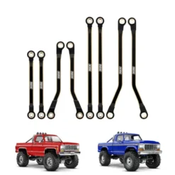 INJORA Messing High Clearance Links Set voor 1/18 RC Crawler TRX4M – High Trail K10 Upgrade (4M-97)