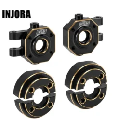INJORA Messing Stuurknokkels met Tegengewicht Kit voor 1/18 RC Crawler TRX4M