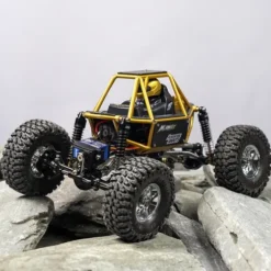 INJORA Moonbit Nylon Tube Buggy Body Kit voor 1/18 TRX-4M Goud