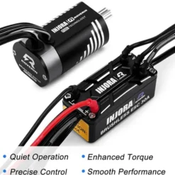 INJORA Roverin M30 G2 FOC Sensored Brushless ESC & Motor Combo – 4800KV (voor 1/18 TRX4M & Ascent-18)