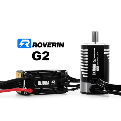 INJORA Roverin M30 G2 FOC Sensored Brushless ESC & Motor Combo – 4800KV (voor 1/18 TRX4M & Ascent-18)