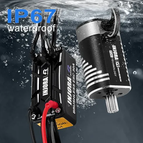 INJORA Roverin M30 G2 FOC Sensored Brushless ESC & Motor Combo – 4800KV (voor 1/18 TRX4M & Ascent-18)