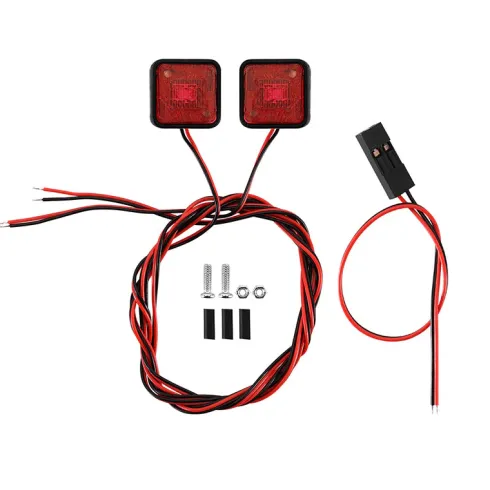 INJORA Side Marker Lights Waarschuwingslampjes voor RC-auto’s (11x5mm & 10x10mm) – AX-5103R