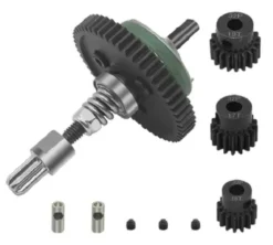 Integy Clutch Assembly with 54T Spur, Hub & 15/17/19T Pinions for Traxxas 1/10 Slash 4X4 & Rustler 4X4 & Stampede 4X4