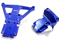 Integy Machined Front & Rear Bulkhead for Traxxas Rustler 4X4 & Slash 4X4 LCG Chassis