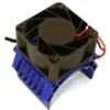 Integy 42mm Motor Heatsink + 40x40mm Cooling Fan 17k rpm for Traxxas & ARRMA 1/8