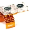 Integy Motor Heatsink + Twin Cooling Fan for Traxxas Slash 4X4 & Rustler 4X4 & Hoss 4X4 & Stampede 4X4