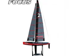 JOYSWAY Focus V3 1-meter Zeilboot RTR Rood – Wedstrijdwaardige RC-zeilboot met uitstekende vaareigenschappen