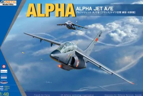 Kinetic Modelkit Alpha Jet AE 1:48 – K48043