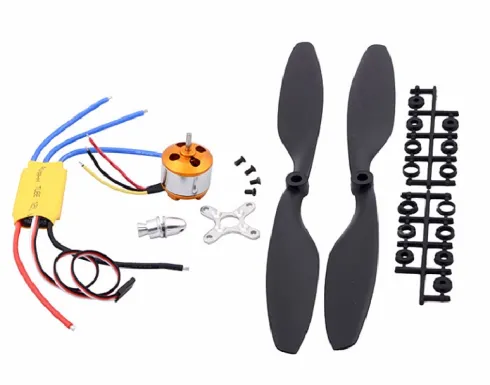 1000KV brushless motor & 30A brushless regelaar & 1 paar 1045 propellers