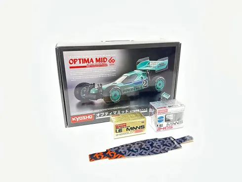 Kyosho Optima Mid ’87 60th Anniversary 4WD 1/10 – 60th Le Mans 240 Gold Edition