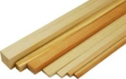 Linden latje 2x2mm dik – 100cm lang