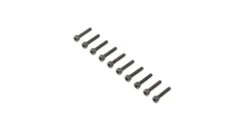 Losi Cap Head Screws, Steel, Black Oxide, M3 x 16mm (10) – LOS255009