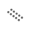 Losi Flat Nut, Steel, M4 (10) – LOS255024