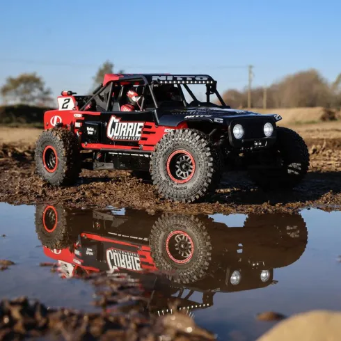 Losi 1/10 Hammer Rey U4 4WD Rock Racer Brushless RTR met Smart en AVC – Rood