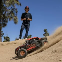 Losi 1/6 8IGHT Super Lasernut 6S 4X4 RTR Brushless Desert Buggy Rood