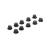 Losi M3 Flanged Aluminum Lock Nuts, Black (10) – TLR336005