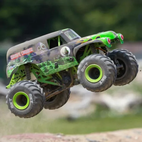 Losi 1/18 Mini LMT 4X4 Brushed Monster Truck RTR Grave Digger