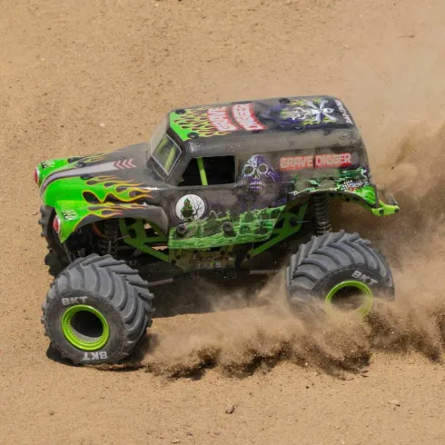 Losi 1/18 Mini LMT 4X4 Brushed Monster Truck RTR Grave Digger