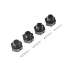 Losi 20mm Wheel Hexes and Pins Black (4): Super Baja Rey – LOS252077