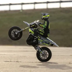 Losi 1/4 Promoto-SM FXR Supermoto Motorcycle RTR Wit Basic zonder accu en lader